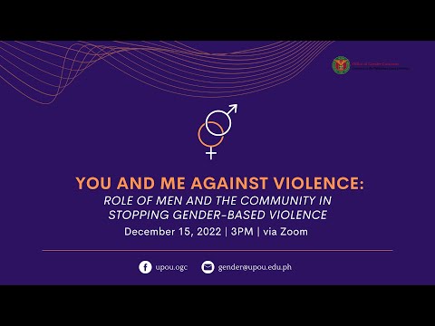 You and Me Against Violence: Role of Men and the Community in Stopping Gender-Based Violence