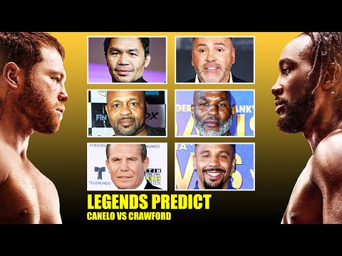 Hall of Fame Legends PREDICT Canelo vs Crawford: Jones Jr, De La Hoya, Ward, Pacquiao, Chavez & MORE