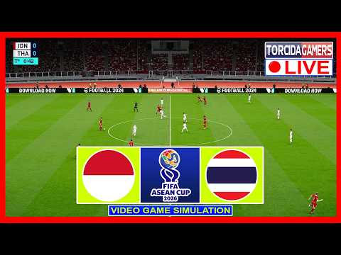Indonesia vs Thailand | <strong>FIFA</strong> ASEAN Cup 2026 | eFootball PES <strong>2021</strong> Simulation