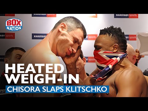 When Derek Chisora Slapped Vitali Klitschko