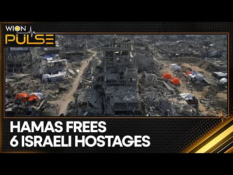 Hamas Releases 6 Hostages In Latest Exchange | World News | WION Pulse