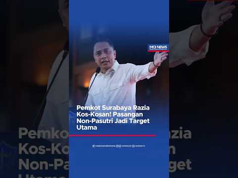 Video thumbnail Pemkot Surabaya Razia Kos Kosan Pasangan Non Pasutri Jadi Target Utama