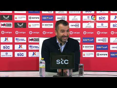 Rueda de prensa UD Almería vs RCD Espanyol de Barcelona