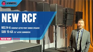 RCF NXL 14-A W Active 2100W Dual 6" 2-Way Column Speaker (White) in action - learn more