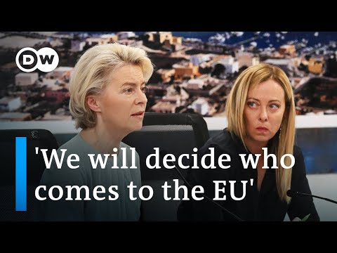 EC President von der Leyen visits Lampedusa amid migrant crisis | DW News