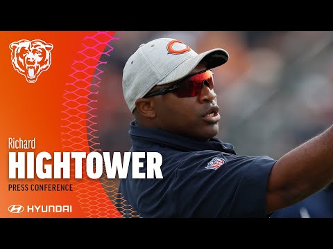 Hightower on Velus Jones Jr. 'He's tracking the ball well' | Chicago Bears video clip