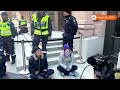 Police remove Greta Thunberg from blocking Swedish parliament | REUTERS  - 00:37 min - News - Video