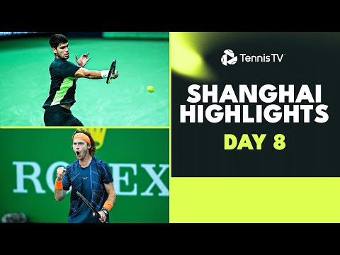 Alcaraz Faces Dimitrov; Rublev, Jarry & Humbert Feature | Shanghai 2023 Highlights Day 8