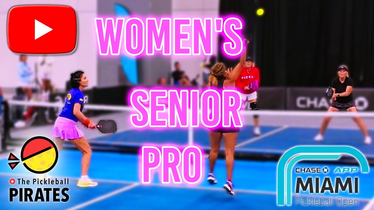 What Senior Pickleball Women's Doubles Looks Like at APP Miami Open