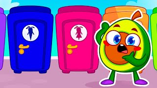 Which Restroom Should Avocado Baby Go to? 🚽 Potty Training with Pit & Penny 🥑