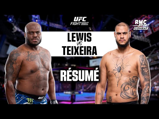 Résumé UFC : Lewis vs Teixeira, l'expérience ou la jeunesse dans ce combat chez les poids lourds ?