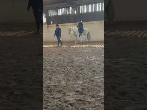 Me riding buster for the first time