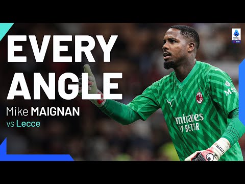 Maignan’s extraordinary save | Every Angle | Lecce-Milan | Serie A 2023/24