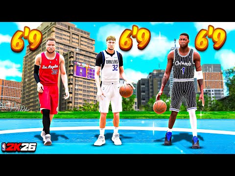 A Team FULL of 6'9 BUILDS Took Over the Park in NBA 2K26
