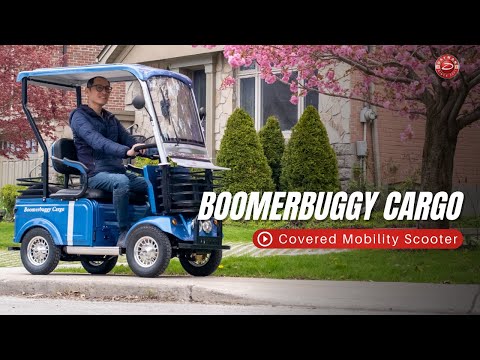 BoomerBuggy Cargo | Mobility Scooter with Roof
