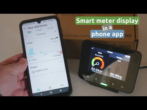 Getting more out of your smart meter display by using the phone app