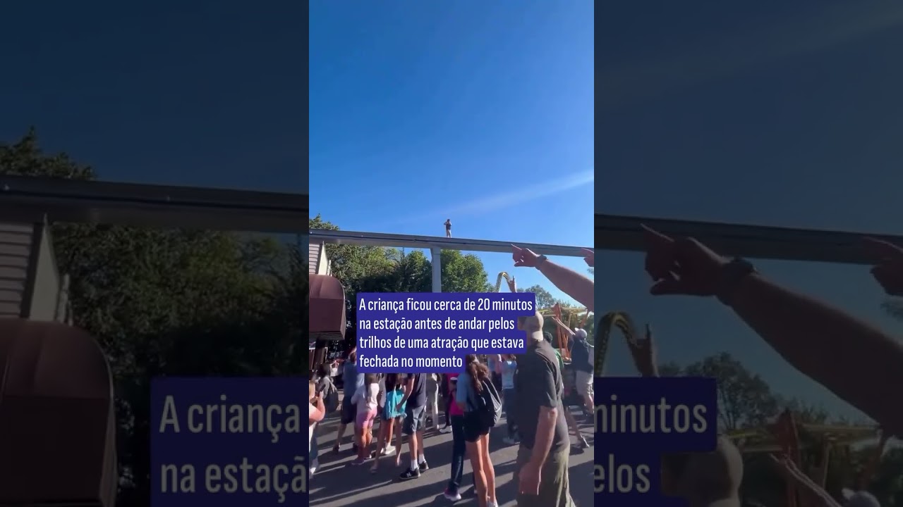 Menino é resgatado após andar pelos trilhos do monotrilho em parque na Pensilvânia, EUA