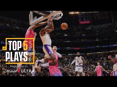 Top 5 Plays of the Week: LeBron, Lakers Attack the Rim