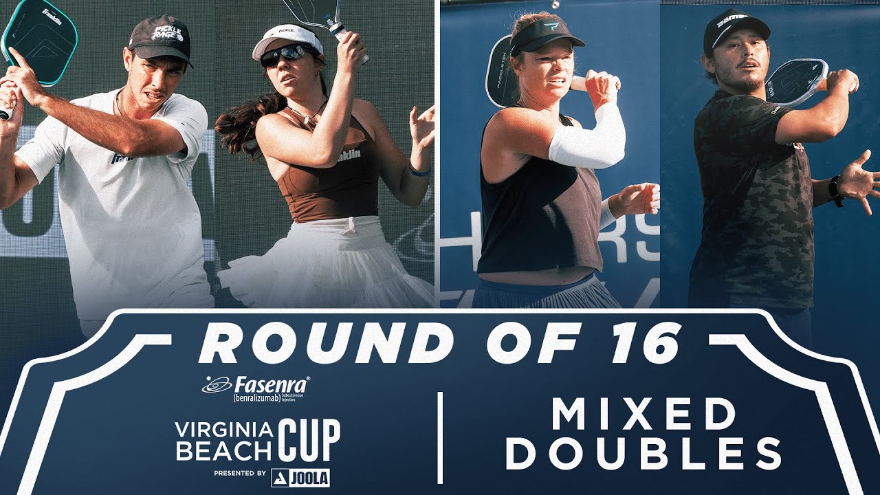 Johnson/Johnson v Koop/De La Rosa at the Fasenra Virginia Beach Cup presented by Joola
