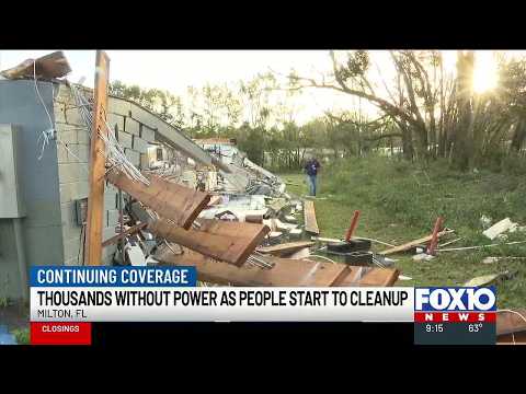 Milton hit hard <strong>by</strong> Hurricane Isaias