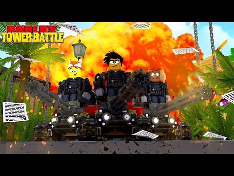ROBLOX TOWER BATTLES - BECOMING THE LEADER OF THE ARMY!!