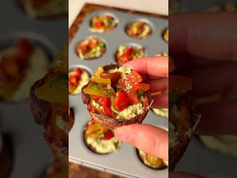 Perfectly crispy potato cups and you don't need anything fancy #foodhack #easyrecipe
