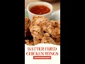Batter Fried Chicken Wings | #Shorts | Sanjeev Kapoor Khazana