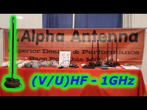 The ultimate HF mobile Antenna 125 MHz - 1GHz, MilCom MOTO Alpha Antenna at Dayton Hamvention 2024