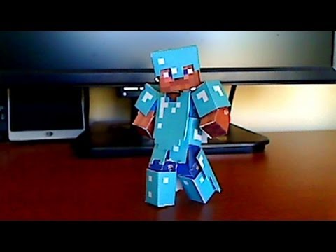 to Minecraft Bendable How f15 Armor your Papercraft for Steve! papercraft plane make