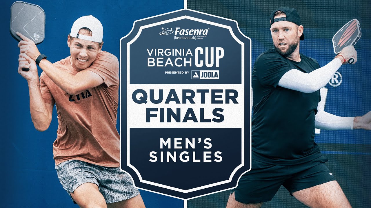 Connor Garnett v Jack Sock at the Fasenra Virginia Beach Cup presented by Joola