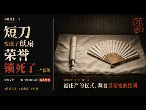 《讲透日本19》刀刃：武士为何以切腹为荣？