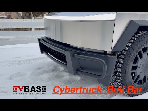 Cybertruck Front Bull Bar Bumper Grille Guard Push Bar EVBASE