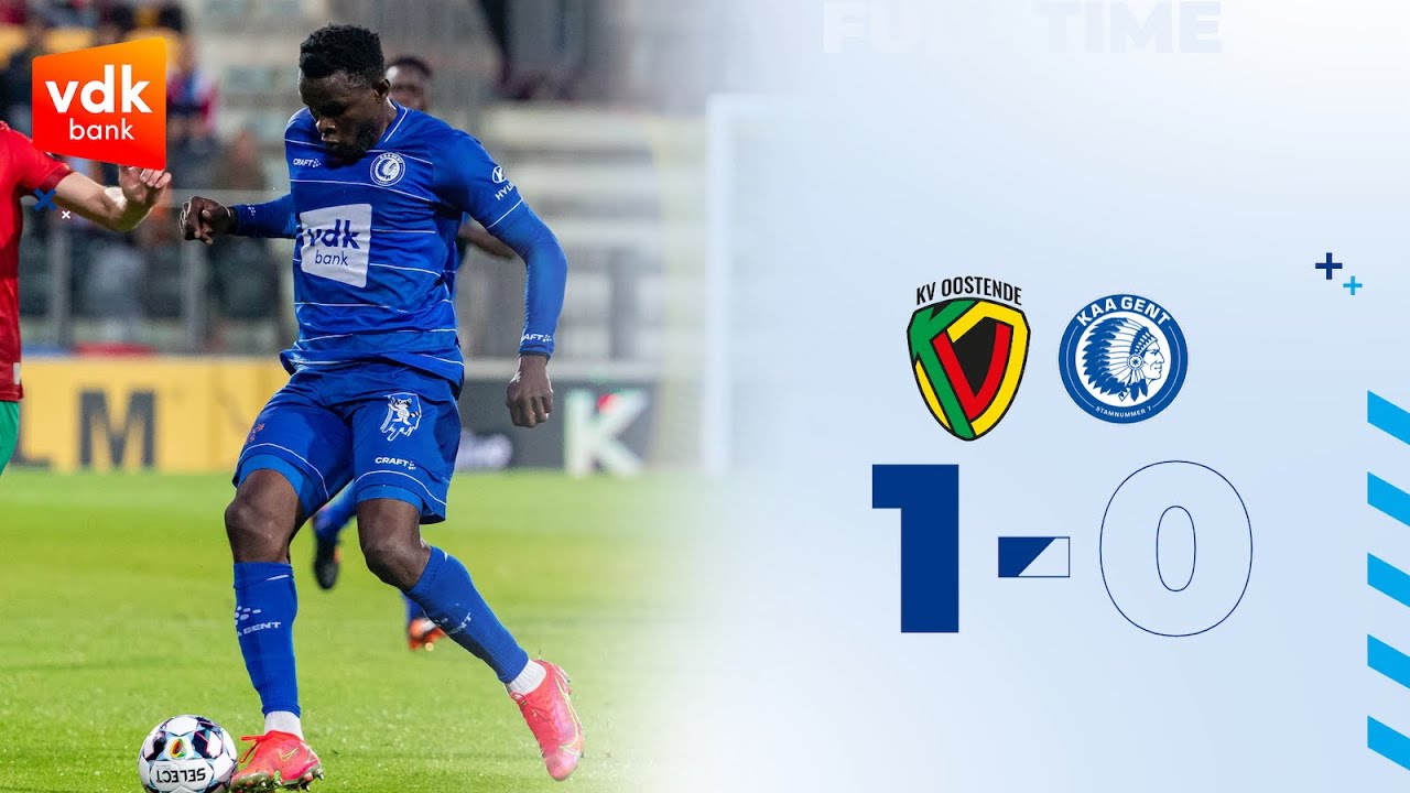 KV Oostende - KAA Gent: 1-0 (JPL MD3⎢21-22)