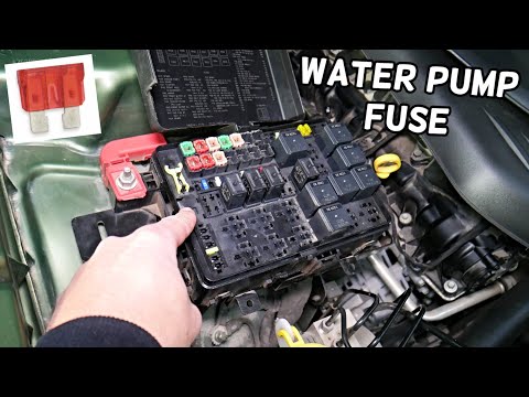 DODGE CHARGER WATER PUMP FUSE, AUXILIARY COOLANT WATER PUMP FUSE LOCATION REPLACEMENT