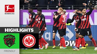 Eintracht Frankfurt triumphs against Mexican Side FC Juarez | Highlights