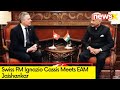 Swiss FM Ignazio Cassis Meets EAM Jaishankar | NewsX