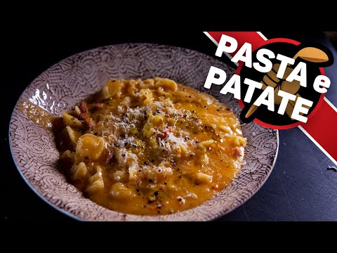 Pasta e patate - итальянское блюдо из лапши и картошки. СЫР!