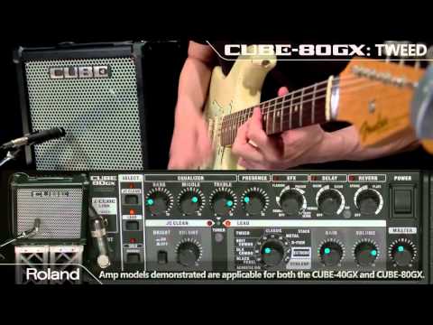 CUBE-80GX/CUBE-40GX  Guitar Amplifier Sound Preview