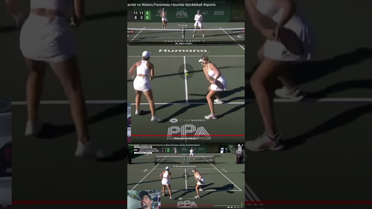 REACT 02 PT 09 |#pickleball #pickleballislife #shorts #short #sport #sports #tennis #esporte