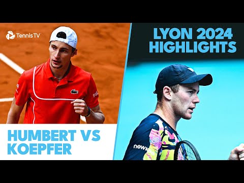 ROLLERCOASTER Ugo Humbert vs Dominik Koepfer Match 🎢 | Lyon 2024 Highlights