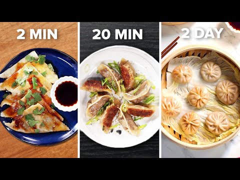 2-Min Vs. 20-Min Vs. 2-Day Dumplings