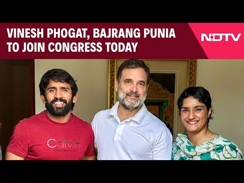 Vinesh Phogat Congress | Vinesh Phogat, Bajrang Punia To Join Congress Today & Other News
