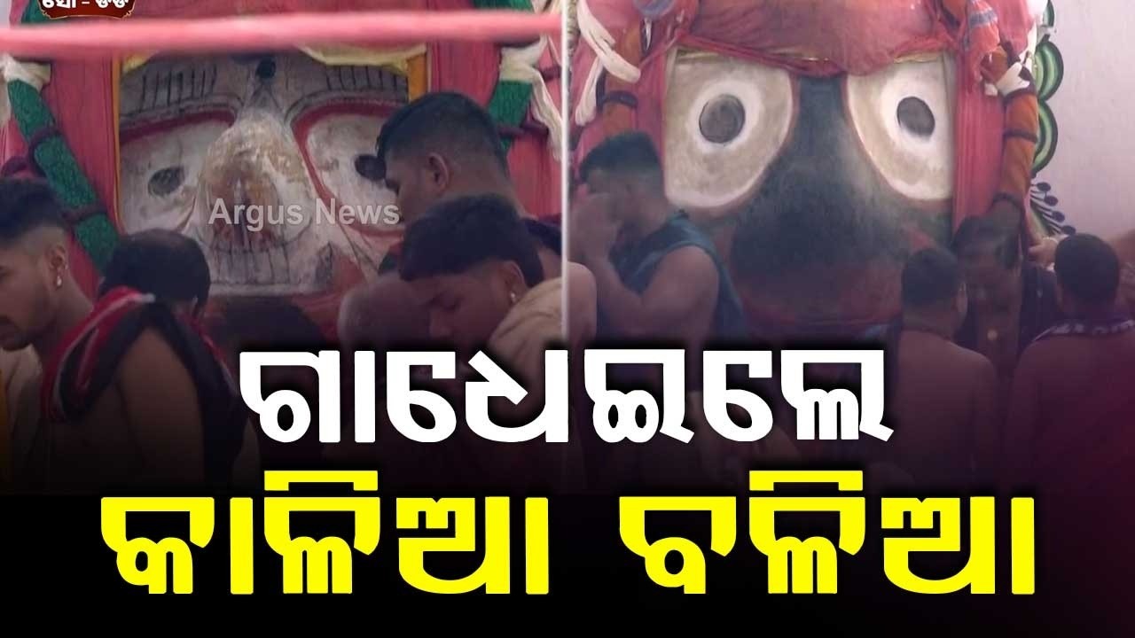 ଗାଧେଇଲେ କାଳିଆ ବଳିଆ | Snana Yatra 2026 | ସ୍ନାନଯାତ୍ରା ୨୦୨୬ | Puri Jagannath Snana Yatra | Argus News