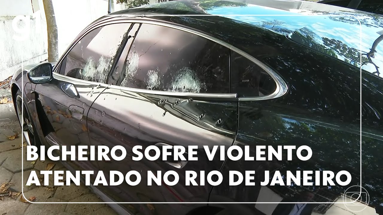 Bicheiro sofre violento atentado em avenida movimentada do Rio de Janeiro