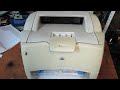 Демонстрация печати принтера HP LaserJet 1300n