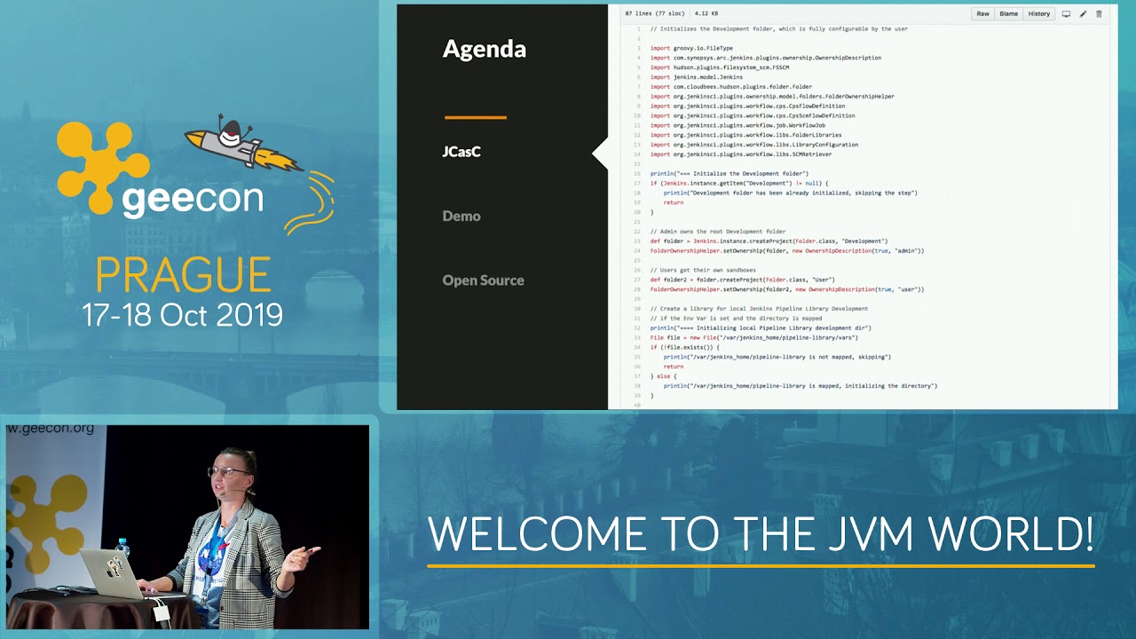 GeeCON Prague 2019: Ewelina Wilkosz - Jenkins Configuration as Code -Automate your automation Server