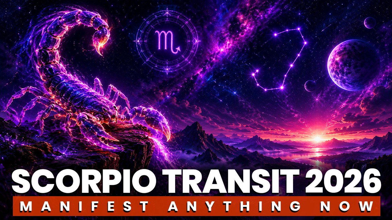 Scorpio Transit 2026: Your Season of Reward Is Here, Manifest Anything