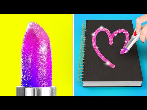 素晴らしい学校ハック || 123 GO! による、学校に戻るためのクールなDIYとアートハック