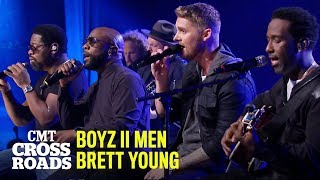 &#39;Water Runs Dry&#39; Boyz II Men &amp; Brett Young | CMT Crossroads