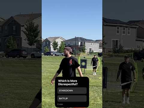 Which is More Disrespectful? @Blitzball #blitzball #baseball #mlb #sports #wiffleball